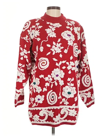 Pre-owned Assorted Brands Pullover Sweater In Red