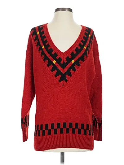 Pre-owned Assorted Brands Pullover Sweater In Red