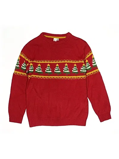 Pre-owned Assorted Brands Kids' Pullover Sweater In Red