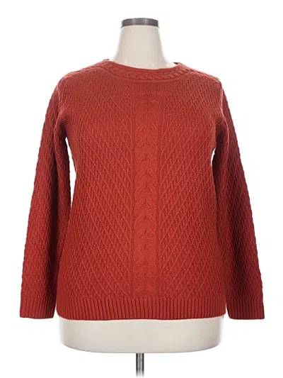 Pre-owned Assorted Brands Pullover Sweater In Red