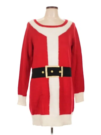 Pre-owned Assorted Brands Pullover Sweater In Red