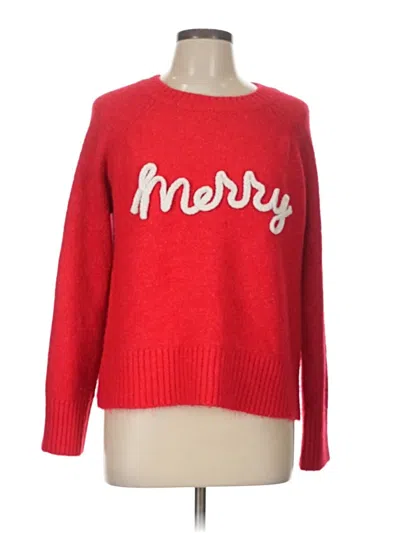 Pre-owned Assorted Brands Pullover Sweater In Red