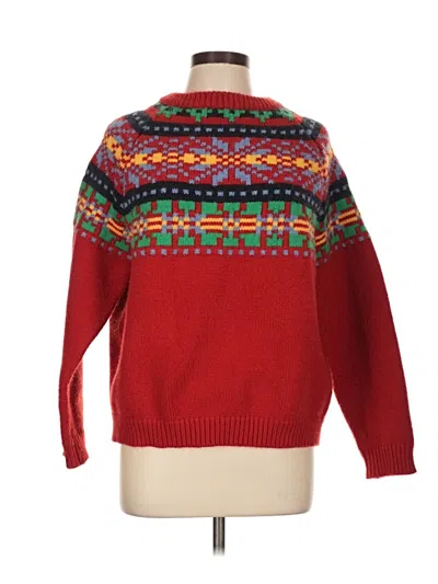 Pre-owned Assorted Brands Pullover Sweater In Red