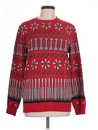 Pre-owned Assorted Brands Pullover Sweater In Red