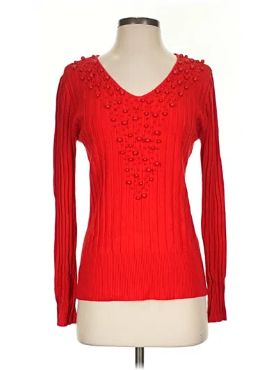 Pre-owned Assorted Brands Pullover Sweater In Red
