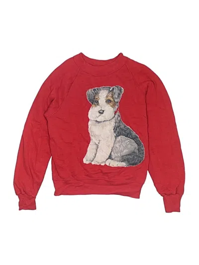Pre-owned Assorted Brands Kids' Pullover Sweater In Red