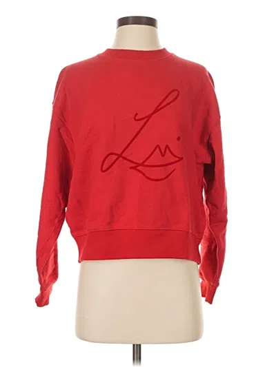 Pre-owned Assorted Brands Pullover Sweater In Red