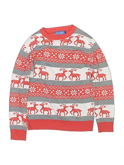 Pre-owned Assorted Brands Kids' Pullover Sweater In Red