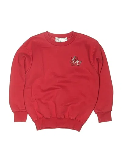 Pre-owned Assorted Brands Kids' Pullover Sweater In Red