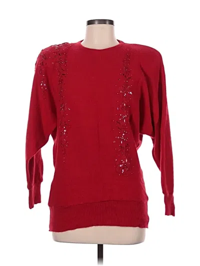 Pre-owned Assorted Brands Pullover Sweater In Red