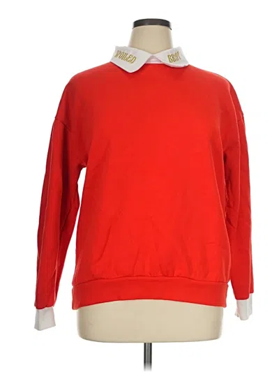 Pre-owned Assorted Brands Pullover Sweater In Red