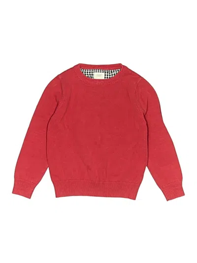 Pre-owned Assorted Brands Kids' Pullover Sweater In Red