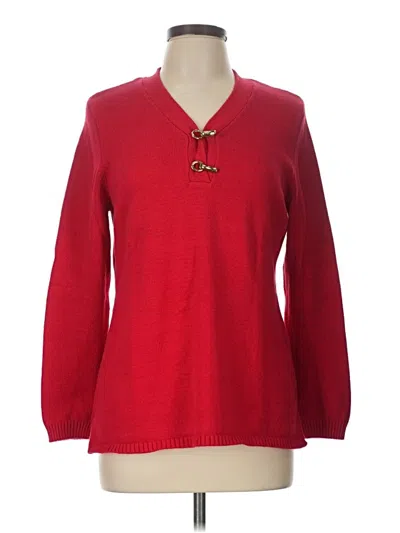 Pre-owned Assorted Brands Pullover Sweater In Red