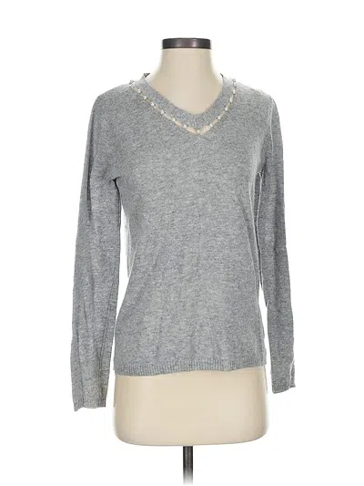 Pre-owned Assorted Brands Pullover Sweater In Silver