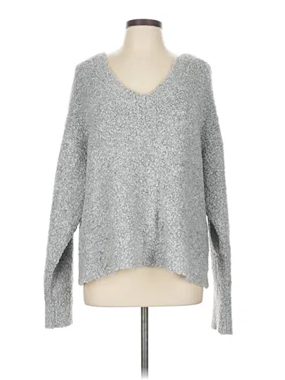 Pre-owned Assorted Brands Pullover Sweater In Silver