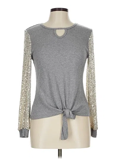 Pre-owned Assorted Brands Pullover Sweater In Silver