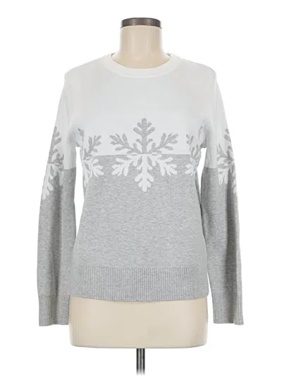 Pre-owned Assorted Brands Pullover Sweater In Silver