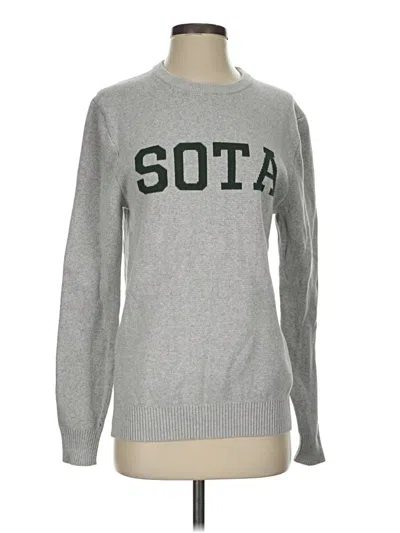 Pre-owned Assorted Brands Pullover Sweater In Silver