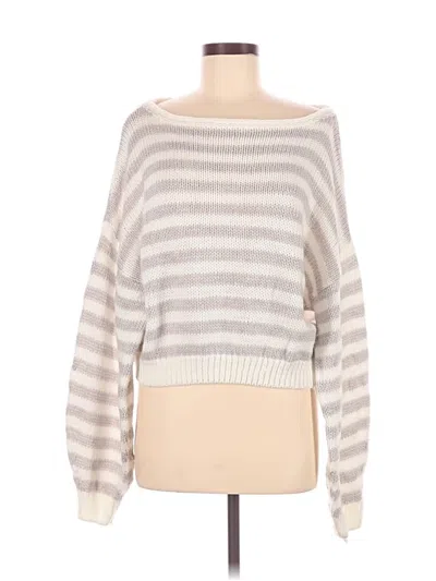 Pre-owned Assorted Brands Pullover Sweater In Silver