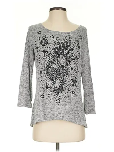 Pre-owned Assorted Brands Pullover Sweater In Silver