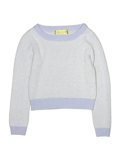 Pre-owned Assorted Brands Kids' Pullover Sweater In Silver