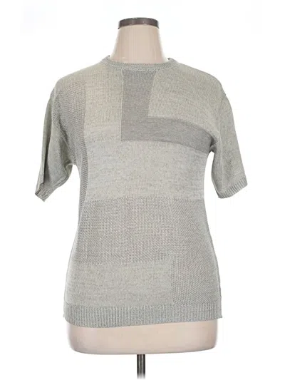 Pre-owned Assorted Brands Pullover Sweater In Silver