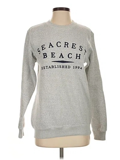 Pre-owned Assorted Brands Pullover Sweater In Silver