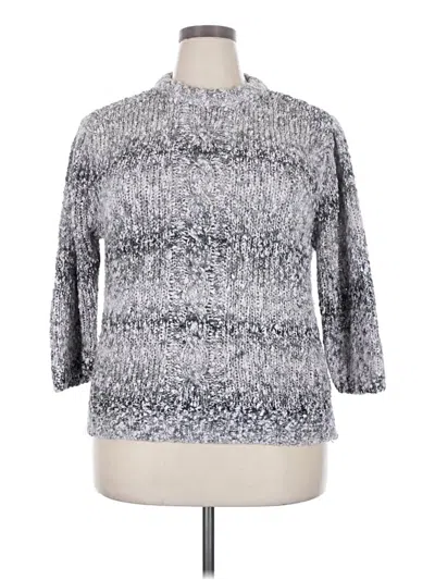 Pre-owned Assorted Brands Pullover Sweater In Silver