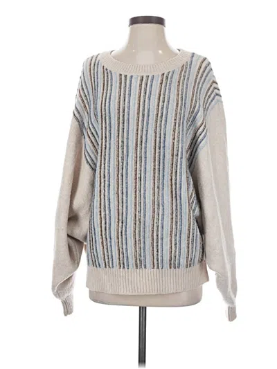 Pre-owned Assorted Brands Pullover Sweater In Tan