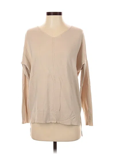 Pre-owned Assorted Brands Pullover Sweater In Tan
