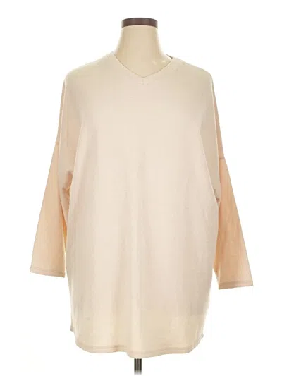 Pre-owned Assorted Brands Pullover Sweater In Tan