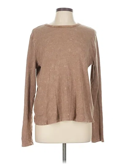 Pre-owned Assorted Brands Pullover Sweater In Tan