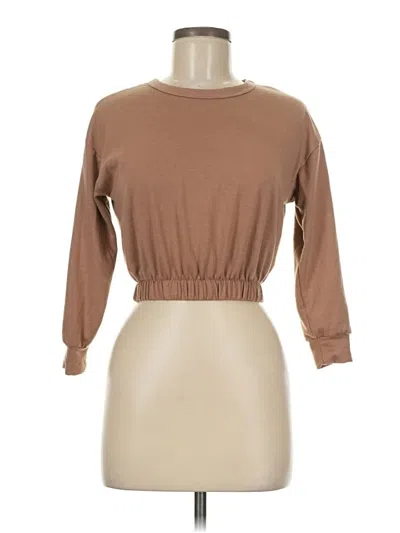 Pre-owned Assorted Brands Pullover Sweater In Tan