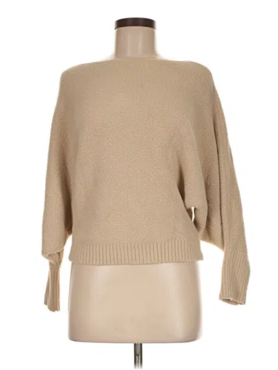 Pre-owned Assorted Brands Pullover Sweater In Tan