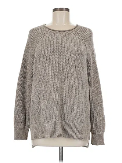 Pre-owned Assorted Brands Pullover Sweater In Tan