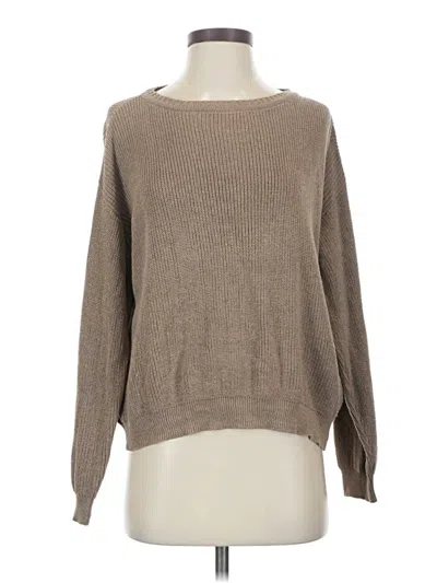 Pre-owned Assorted Brands Pullover Sweater In Tan