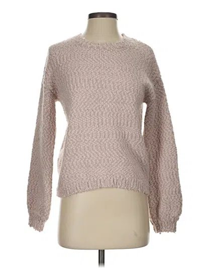 Pre-owned Assorted Brands Pullover Sweater In Tan