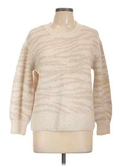 Pre-owned Assorted Brands Pullover Sweater In Tan