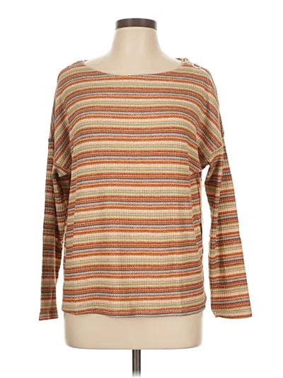 Assorted Brands Pullover Sweater In Tan