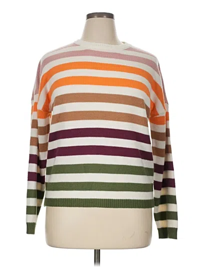 Pre-owned Assorted Brands Pullover Sweater In Tan