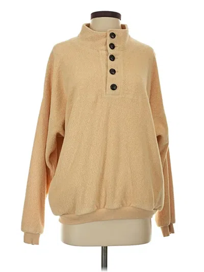 Pre-owned Assorted Brands Pullover Sweater In Tan