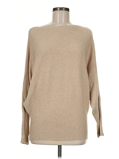 Pre-owned Assorted Brands Pullover Sweater In Tan