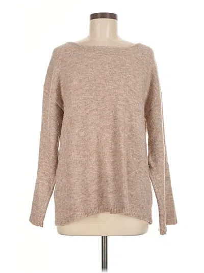 Pre-owned Assorted Brands Pullover Sweater In Tan