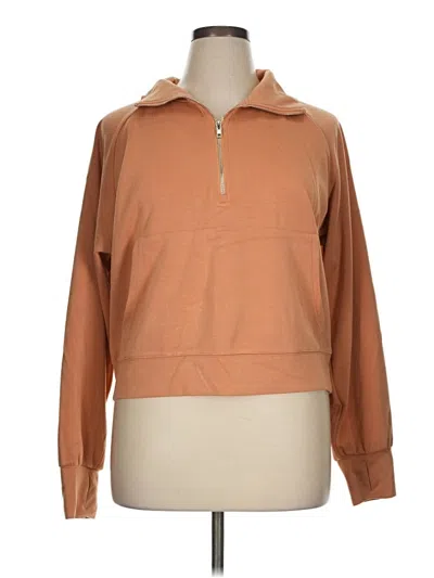 Pre-owned Assorted Brands Pullover Sweater In Tan