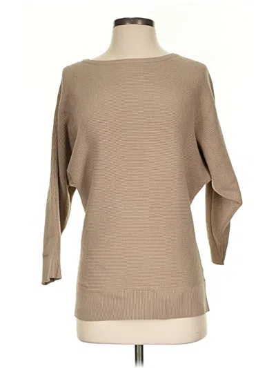 Pre-owned Assorted Brands Pullover Sweater In Tan