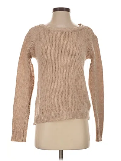 Pre-owned Assorted Brands Pullover Sweater In Tan