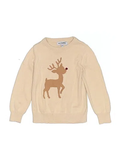Pre-owned Assorted Brands Kids' Pullover Sweater In Tan