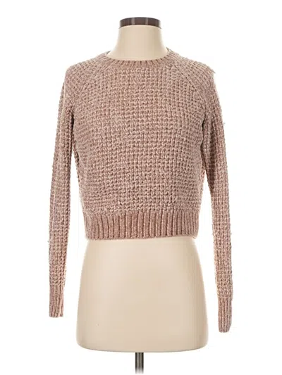 Pre-owned Assorted Brands Pullover Sweater In Tan