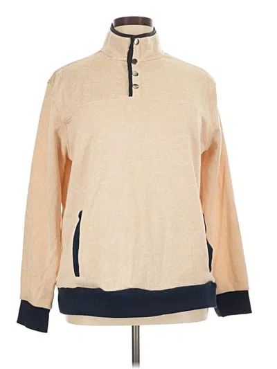 Pre-owned Assorted Brands Pullover Sweater In Tan