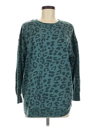 Pre-owned Assorted Brands Pullover Sweater In Teal